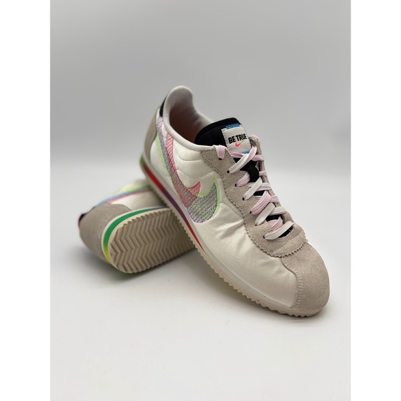 Nike Other - Nike Cortez Be True 2022 Rainbow Summit White Multi Men 10 DR5491-100 Sneaker